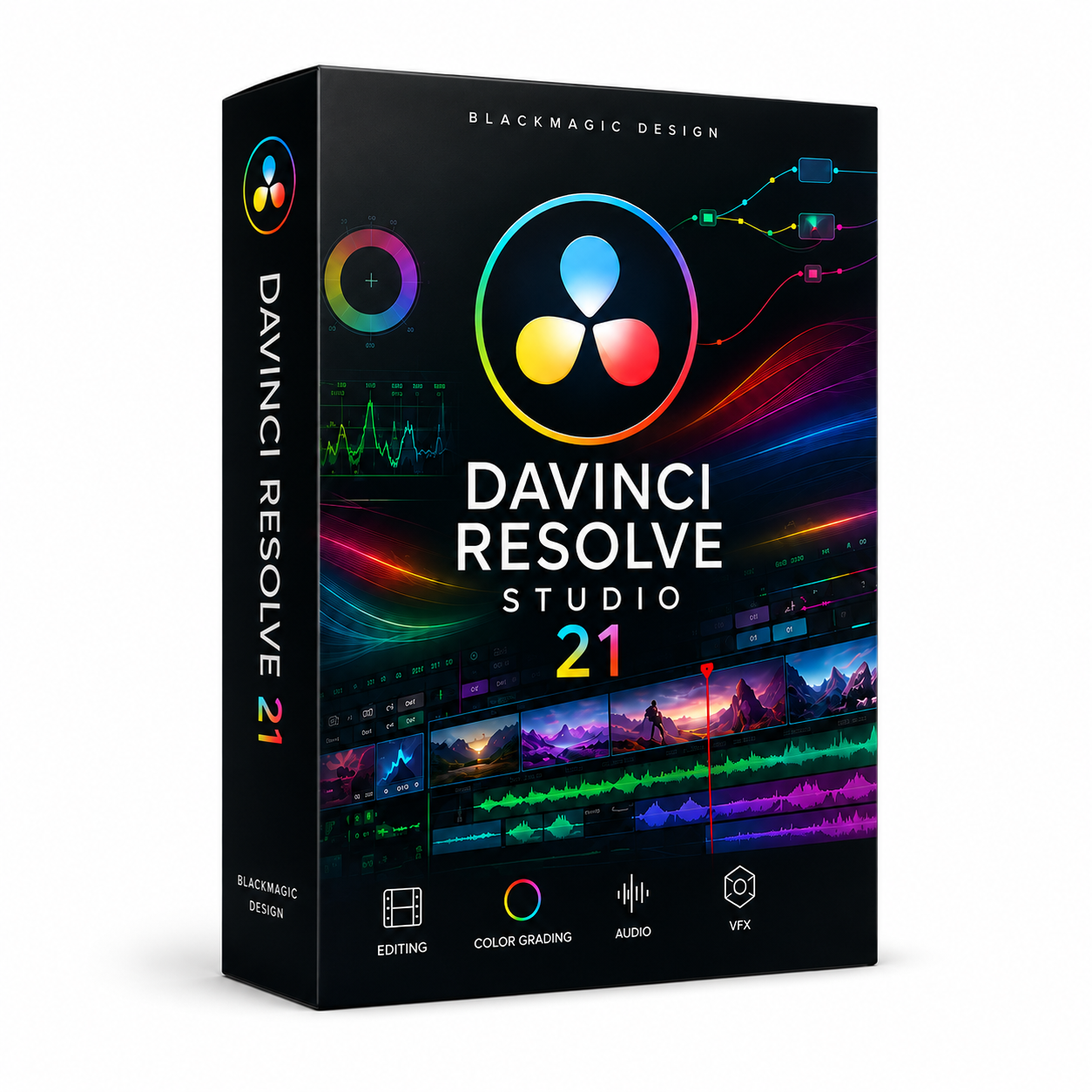 DaVinci Resolve Studio 21 Lifetime License for Mac & Windows
