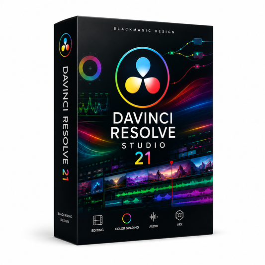 DaVinci Resolve Studio 21 Lifetime License for Mac & Windows
