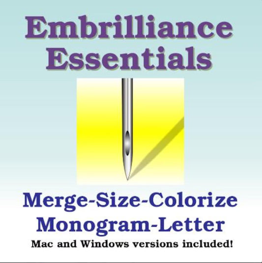 EMBRILLIANCE Essentials - Embrilliance Software, Embroidery Software, Design Editing Software, Embrilliance Software, Resizing Software