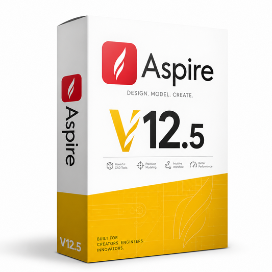 Vectric Aspire 12.5 CNC Design & Toolpath Software (Lifetime Access, Instant Download)