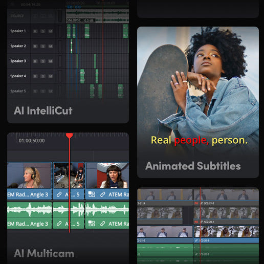 DaVinci Resolve Studio 21 Lifetime License for Mac & Windows
